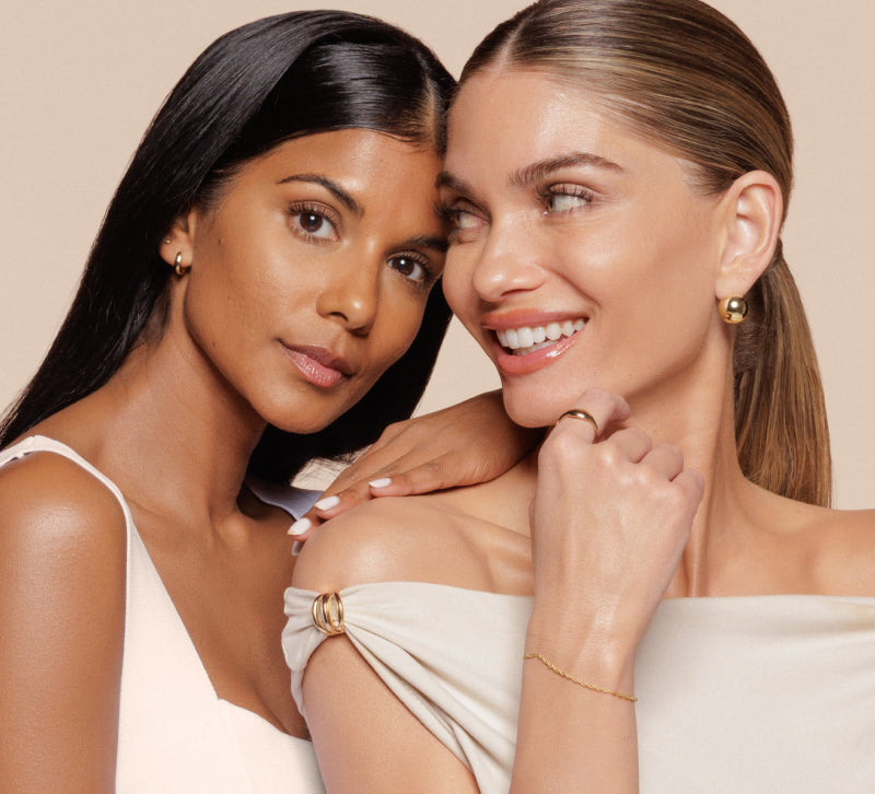 Body Coverage Perfector applied with the body brush
